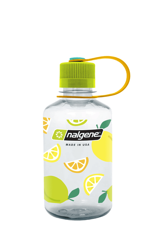 Nalgene product detail: 16oz Narrow Mouth Fruit Print Bottles W3 — 16oz Narrow Mouth Fruit Print Bottles