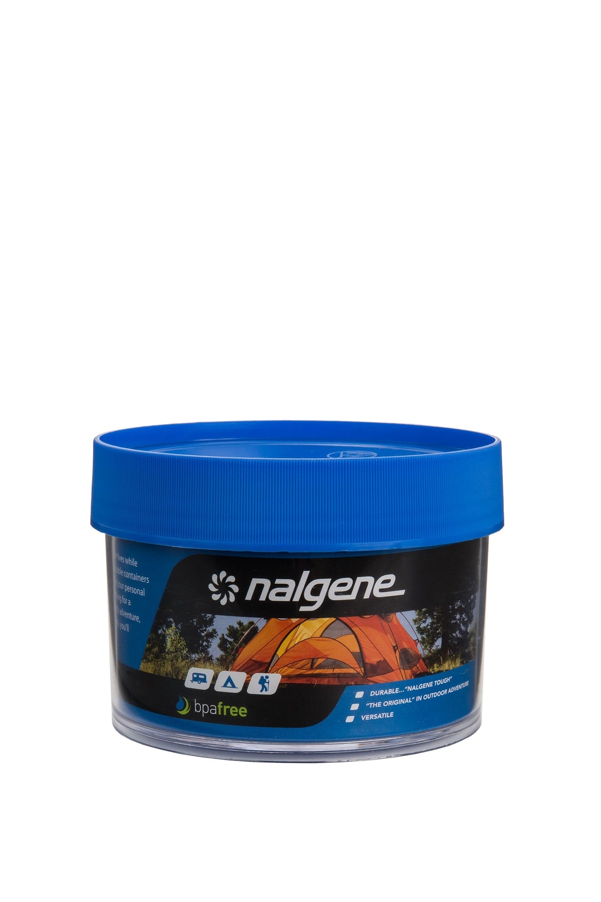 Nalgene product view: 16oz Storage Jar – Blue Lid Z4 — 16oz Storage Jar – Blue Lid
