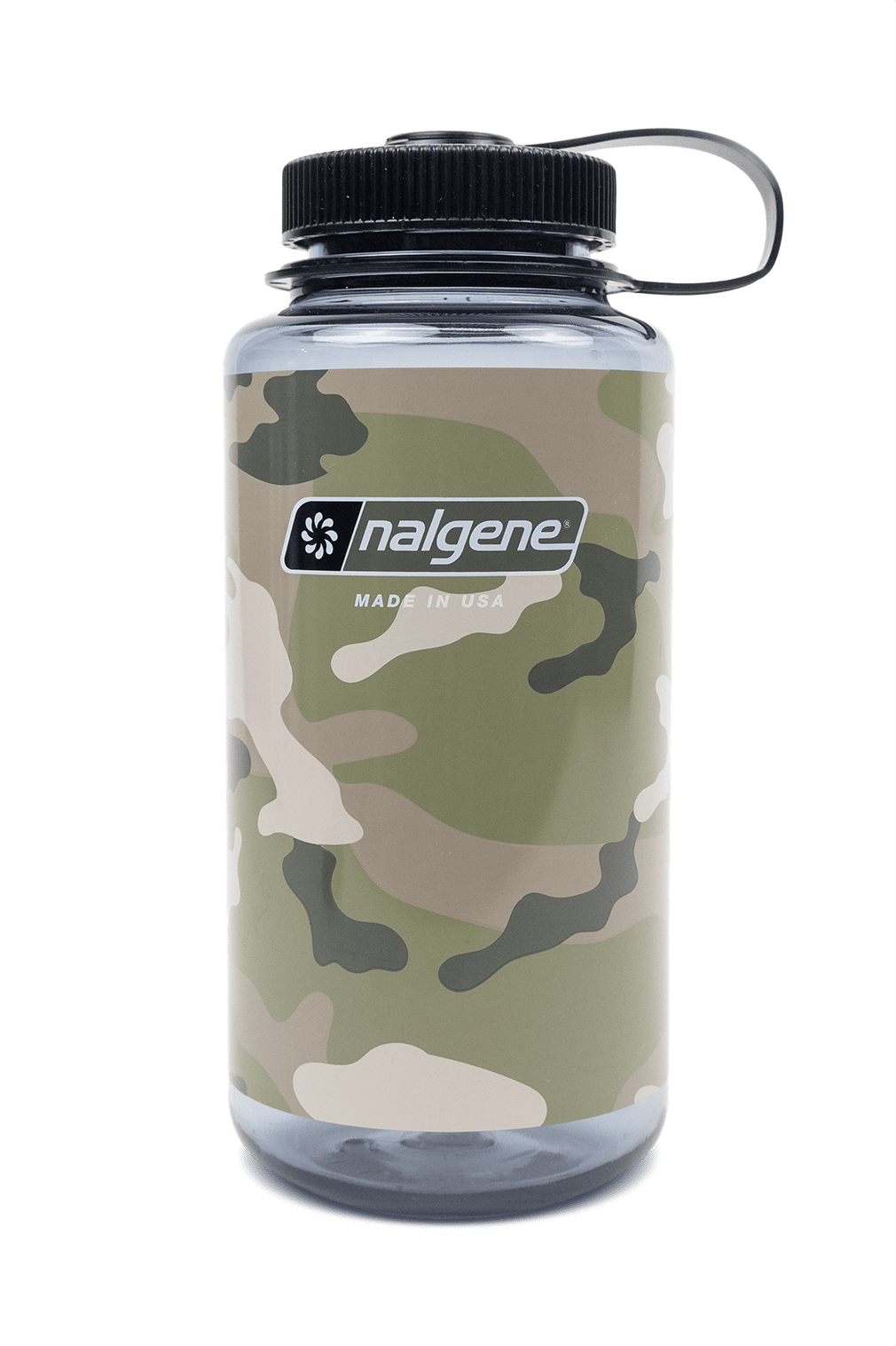 Nalgene product view: 32oz Wide Mouth Camo Print Bottles M0 — 32oz Wide Mouth Camo Print Bottles