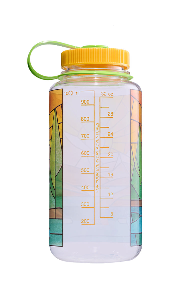 Nalgene product image: 32oz Wide Mouth Stained Glass Print Bottles C9 — 32oz Wide Mouth Stained Glass Print Bottles