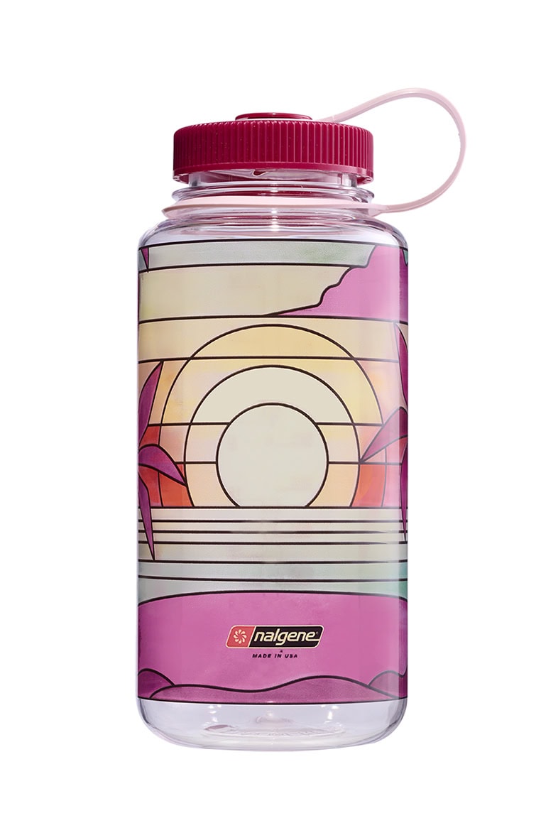 Nalgene product view: 32oz Wide Mouth Stained Glass Print Bottles C9 — 32oz Wide Mouth Stained Glass Print Bottles