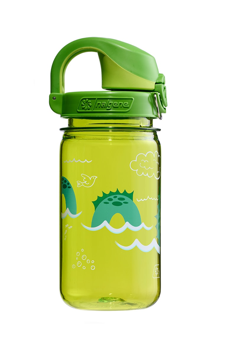 Nalgene product view: 12oz On-The-Fly Kids Lock-Top Bottle with Graphics Q5 — 12oz On-The-Fly Kids Lock-Top Bottle with Graphics