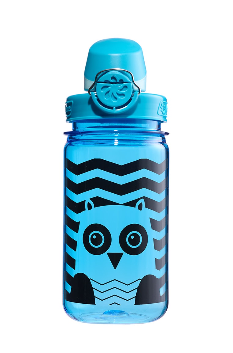 Nalgene product view: 12oz On-The-Fly Kids Lock-Top Bottle with Graphics Q5 — 12oz On-The-Fly Kids Lock-Top Bottle with Graphics