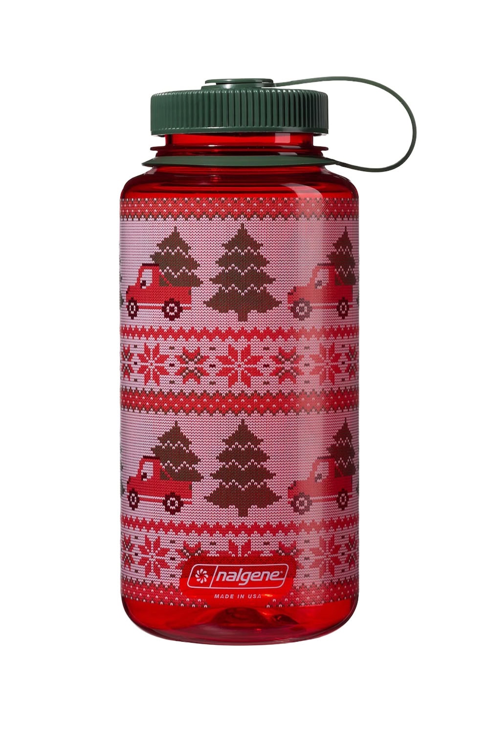 Nalgene product image: 32oz Wide Mouth Ugly Sweater Bottle H5 — 32oz Wide Mouth Ugly Sweater Bottle